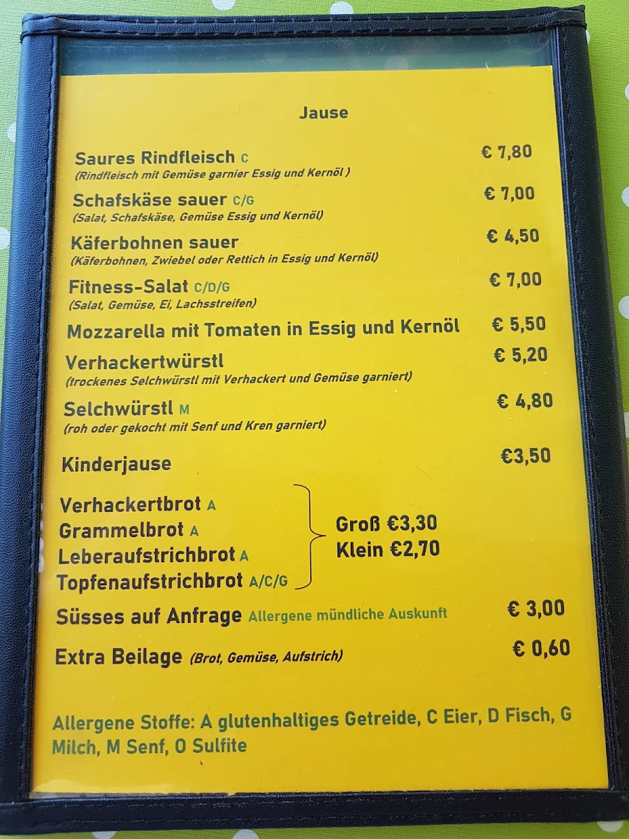 Speisekarte photo 1