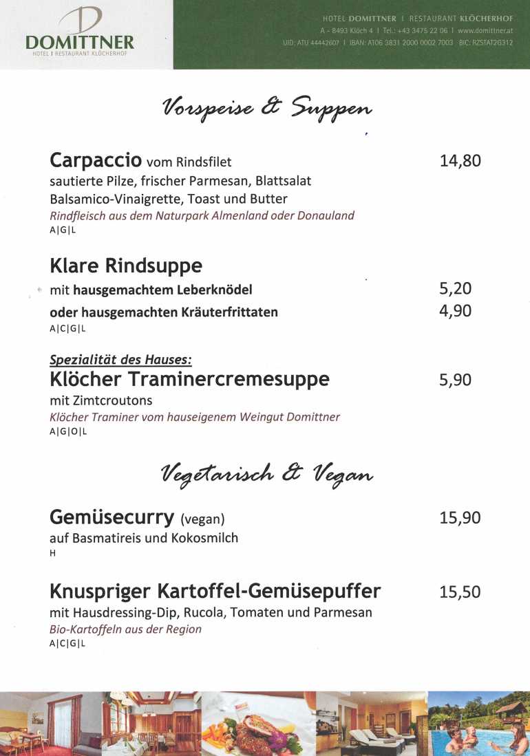 Speisekarte photo 3
