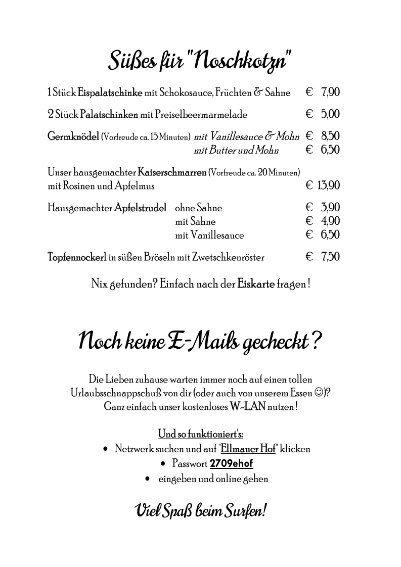 Speisekarte photo 4