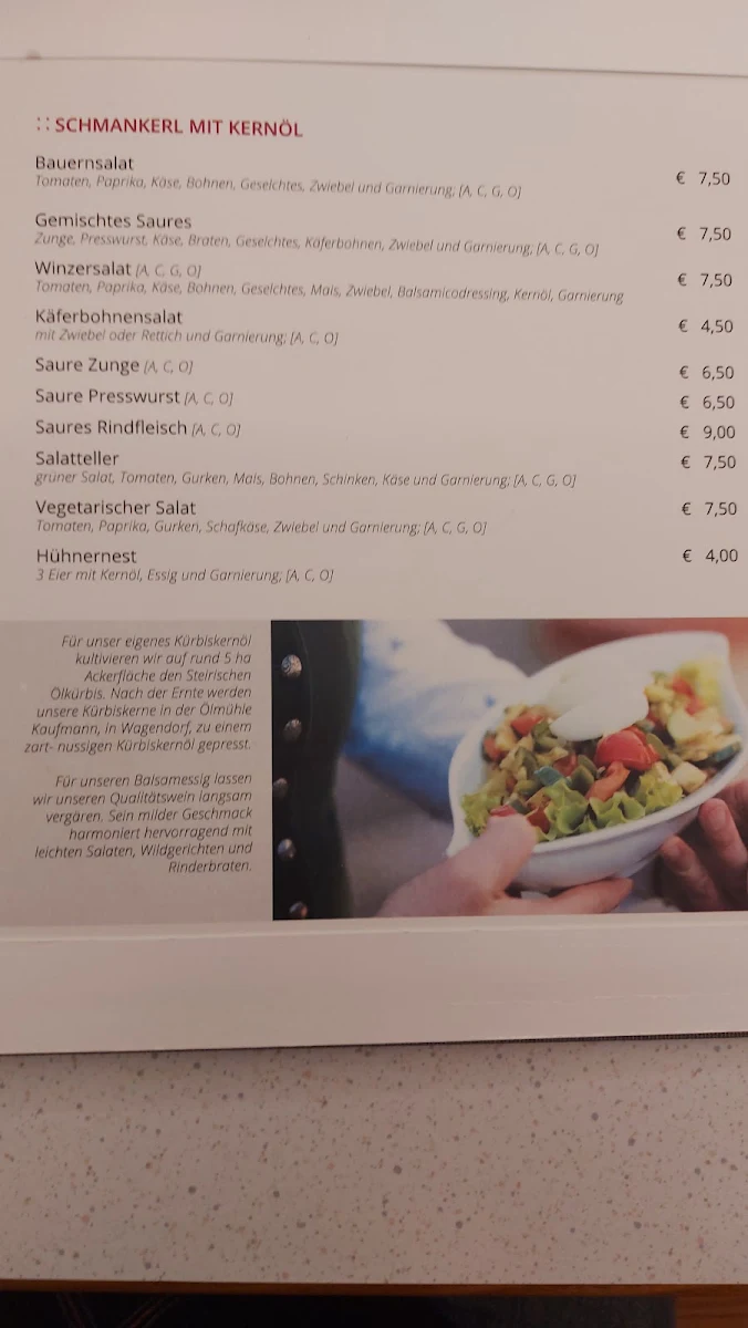 Speisekarte photo 3