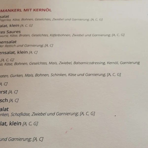 Speisekarte photo 6