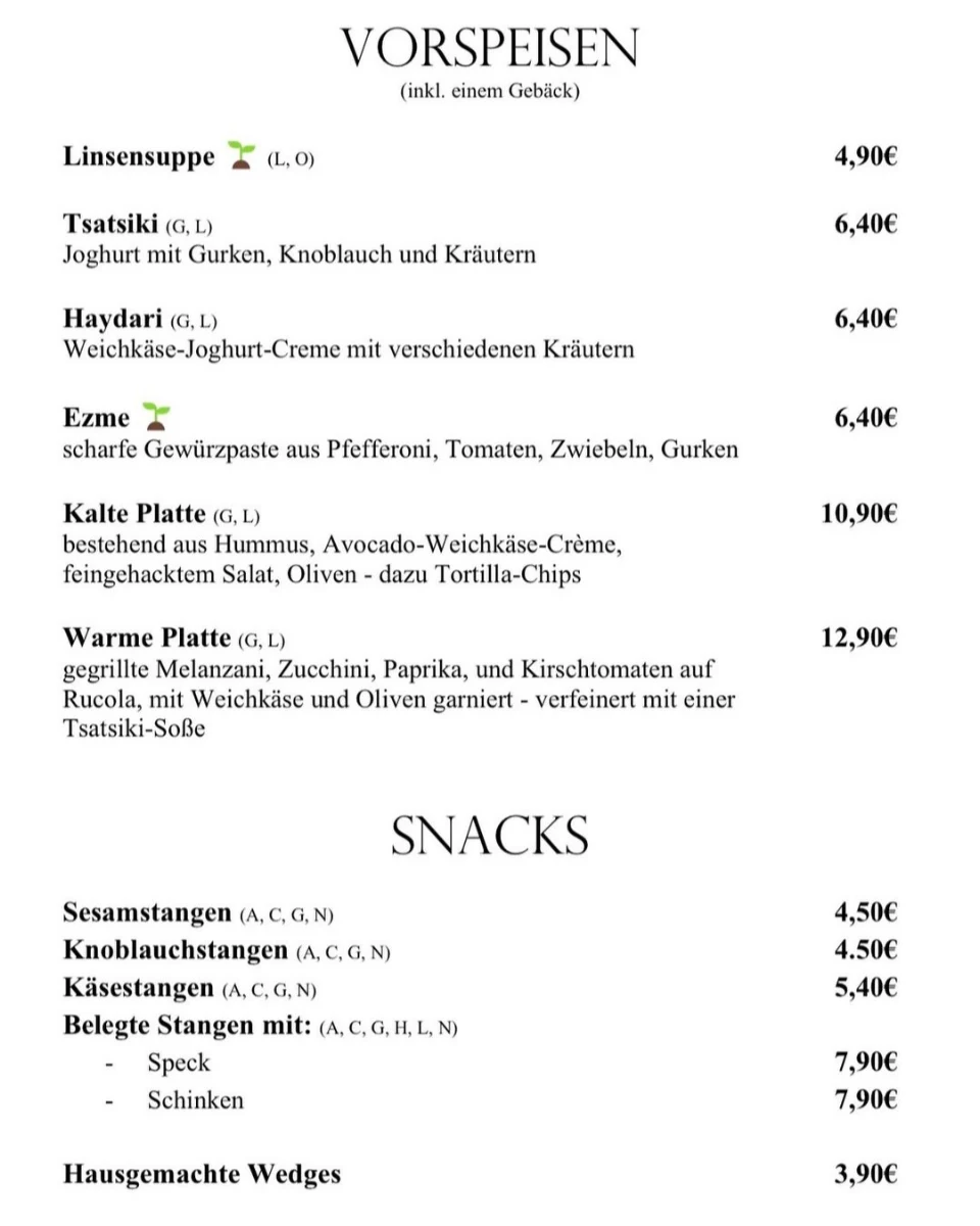 Speisekarte photo 6