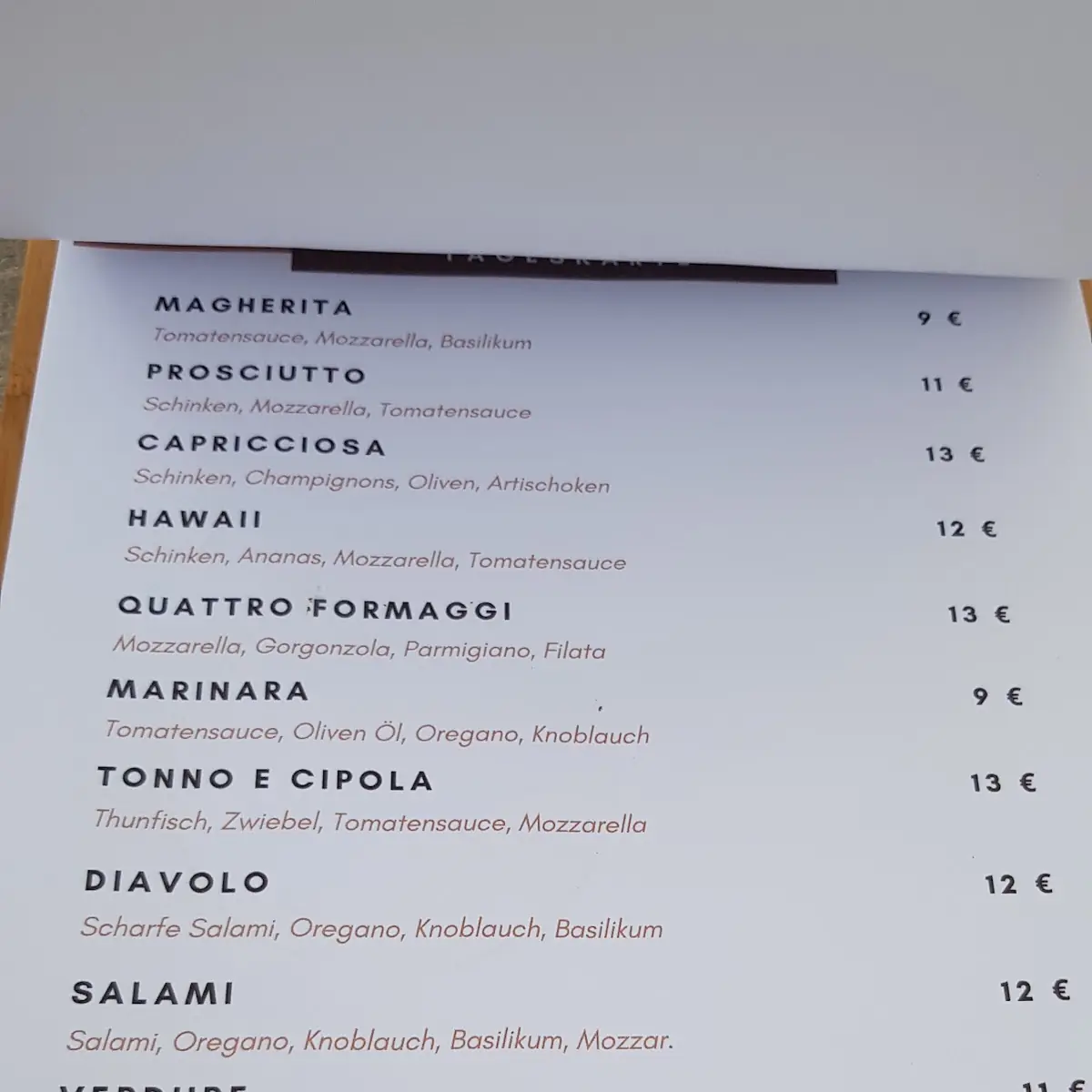 Speisekarte photo 10