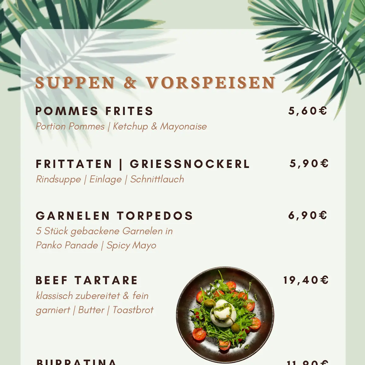 Speisekarte photo 5