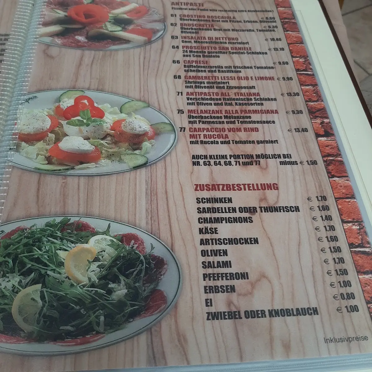 Speisekarte photo 1