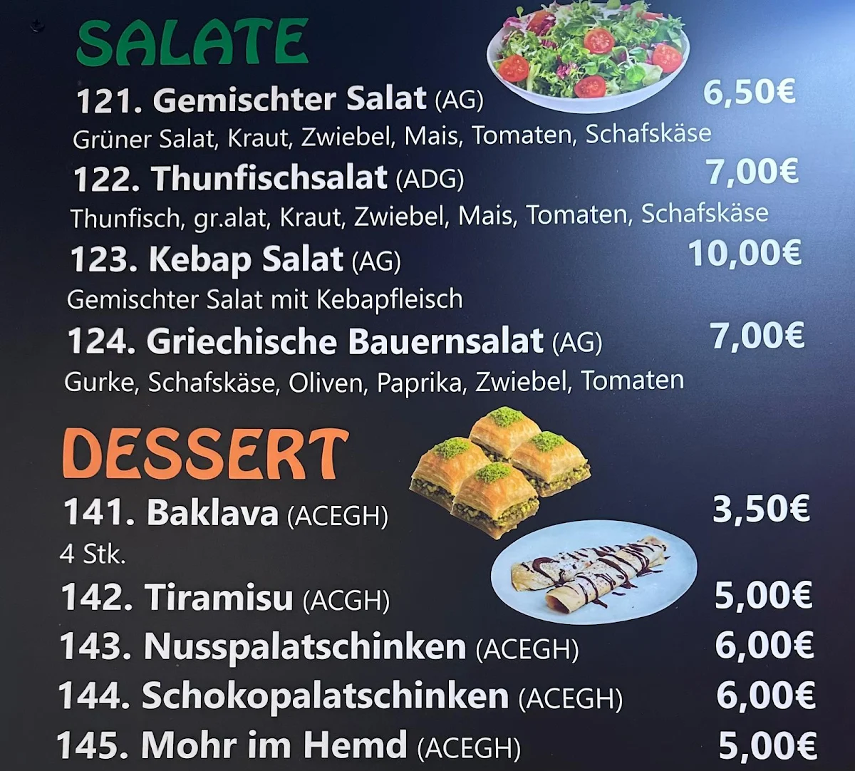 Speisekarte photo 1