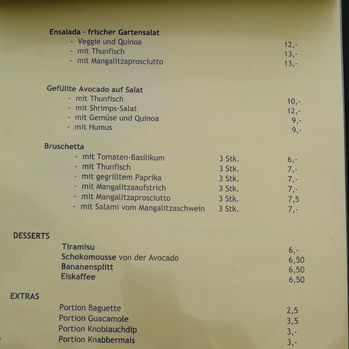 Speisekarte photo 6