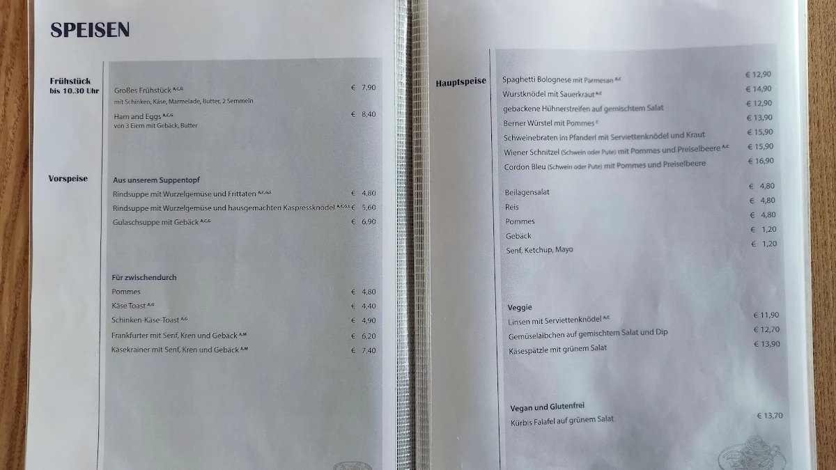 Speisekarte photo 2