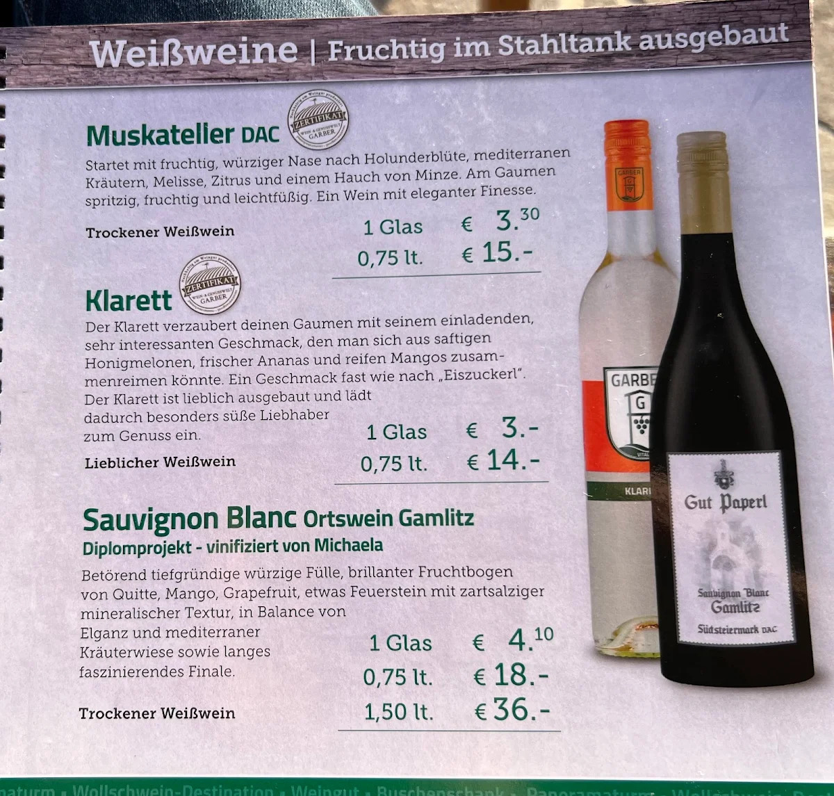 Speisekarte photo 5