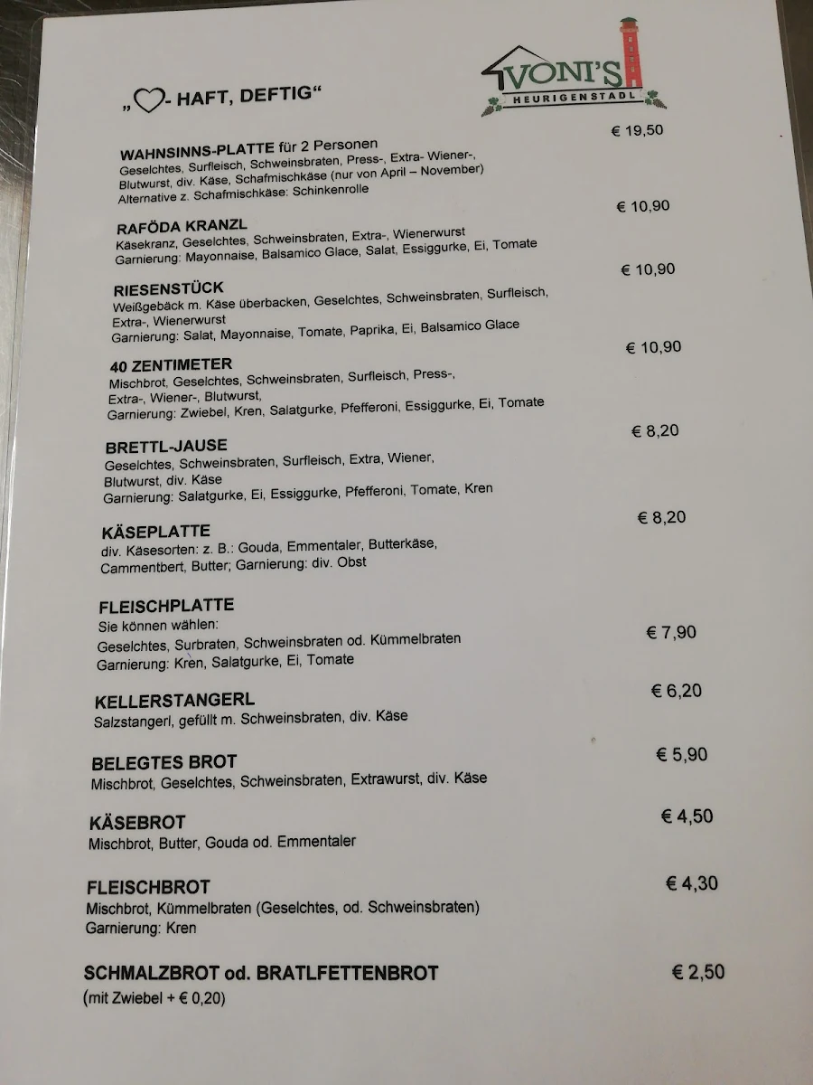 Speisekarte photo 1