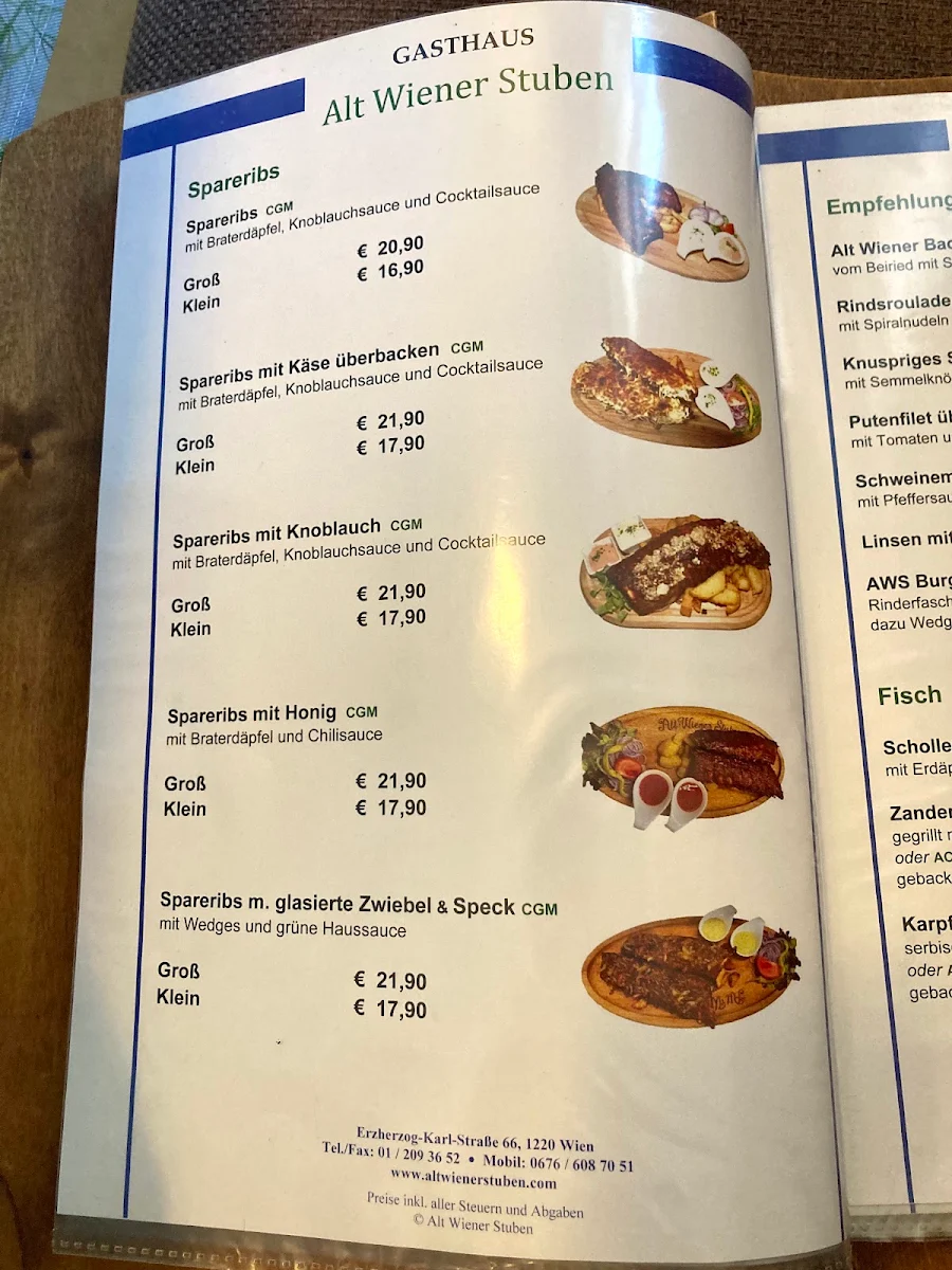 Speisekarte photo 3