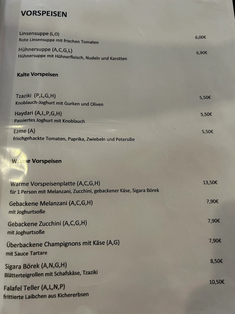 Speisekarte photo 4