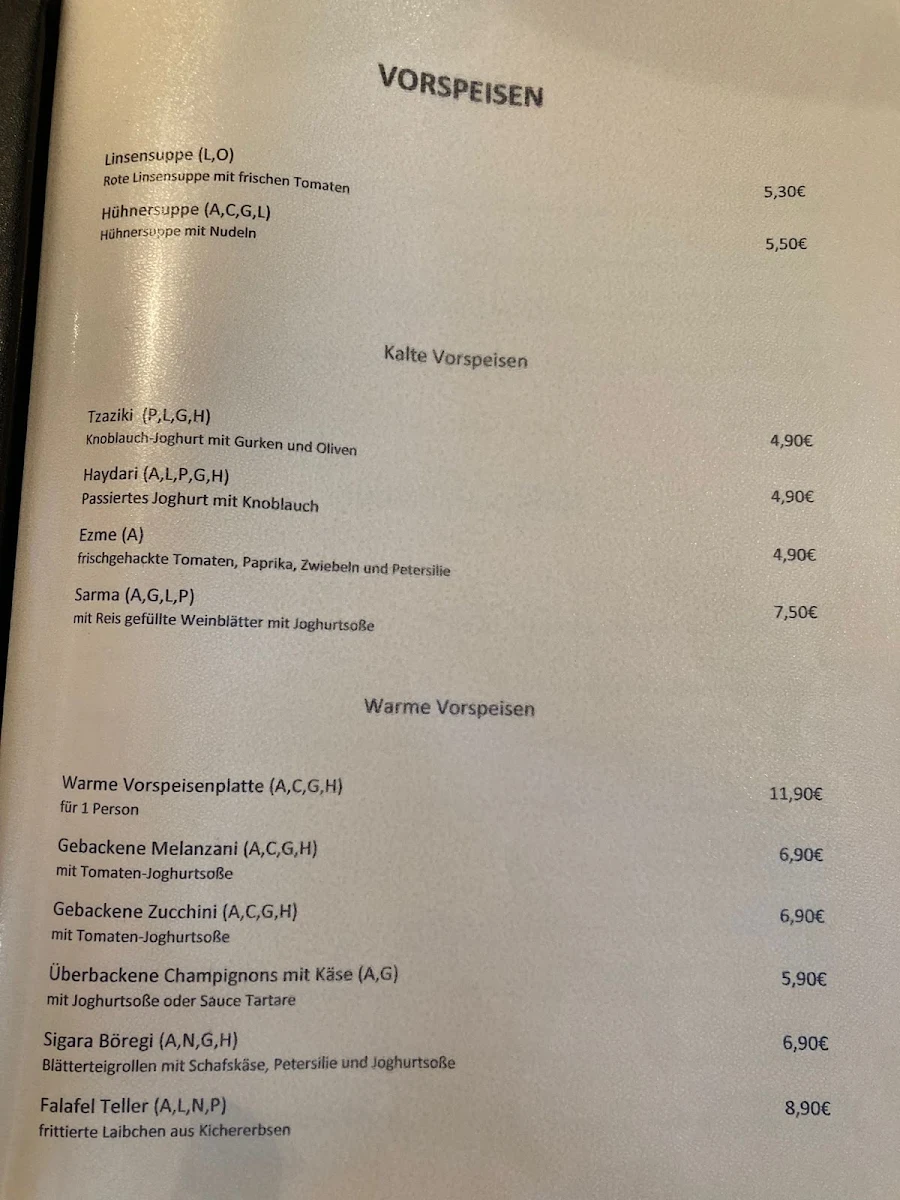 Speisekarte photo 9