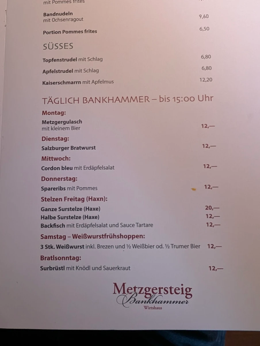 Speisekarte photo 4