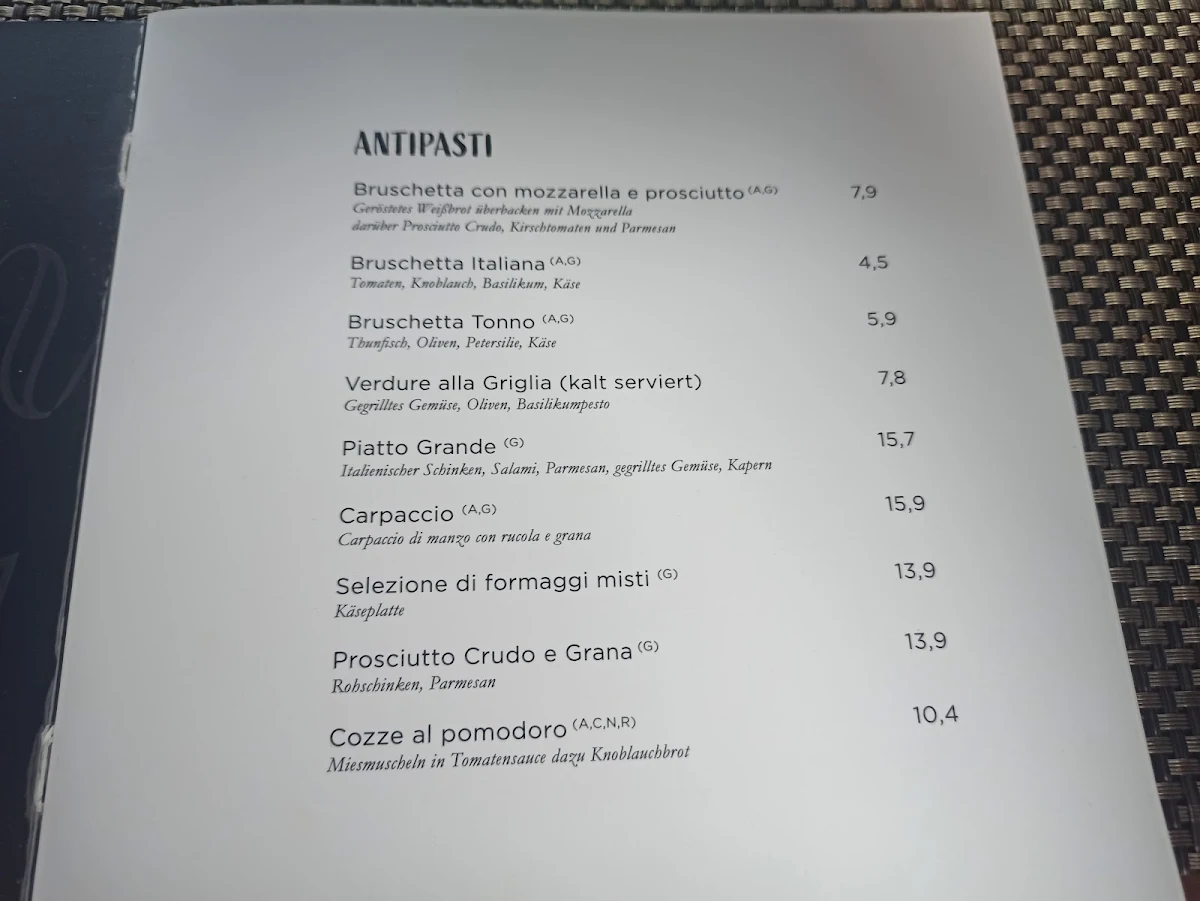 Speisekarte photo 2