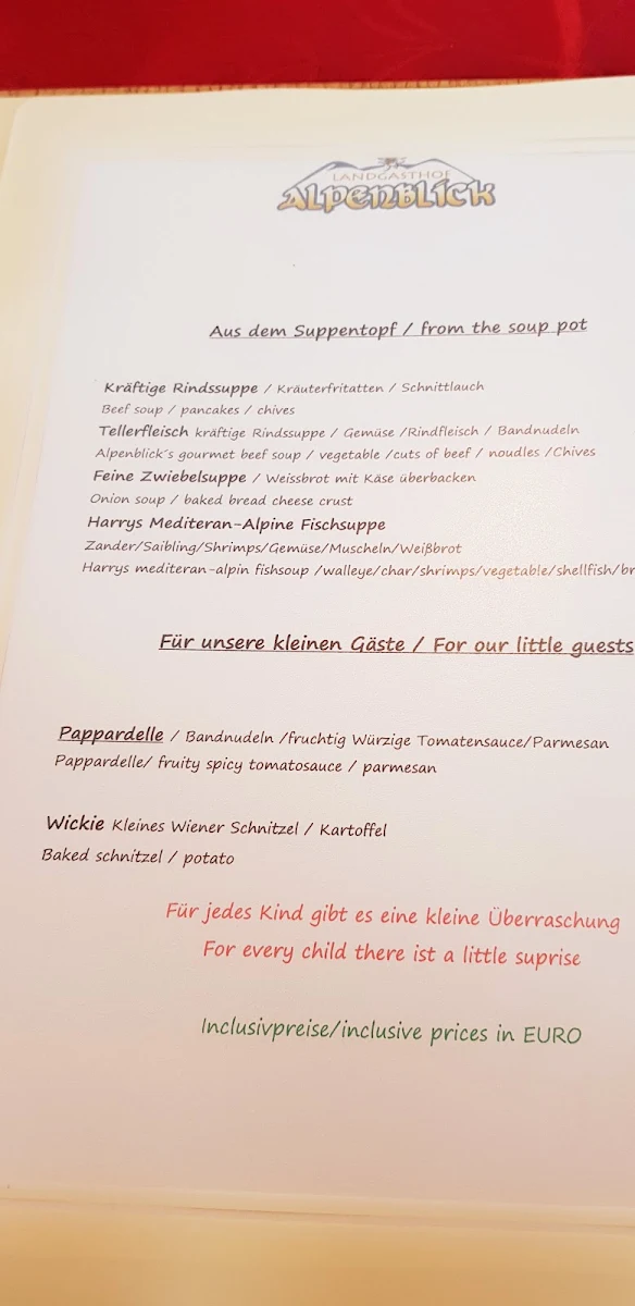 Speisekarte photo 1