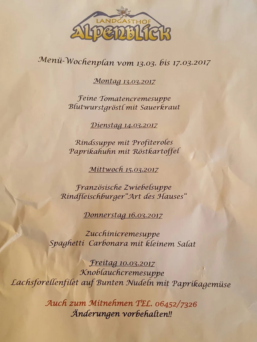 Speisekarte photo 4