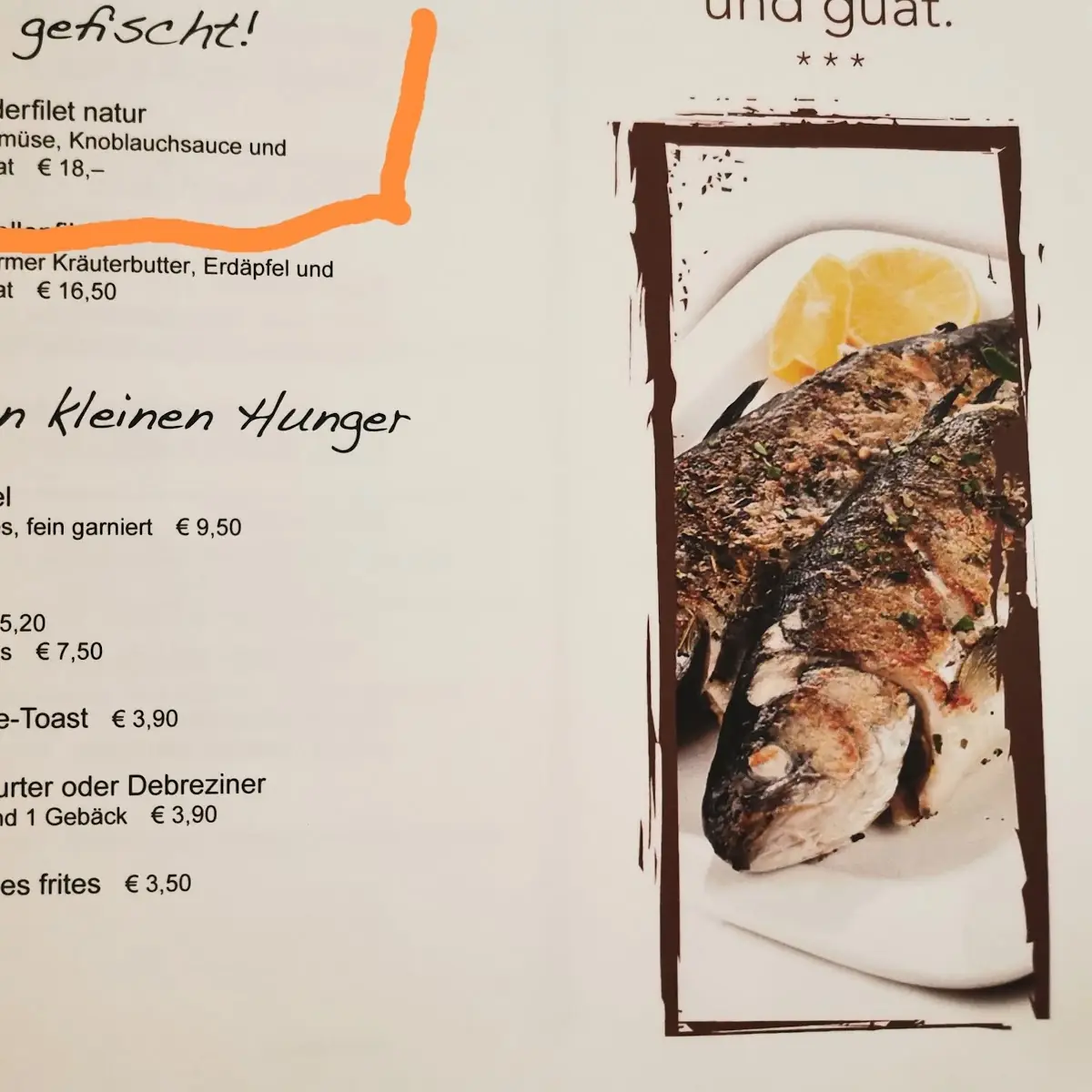 Speisekarte photo 1