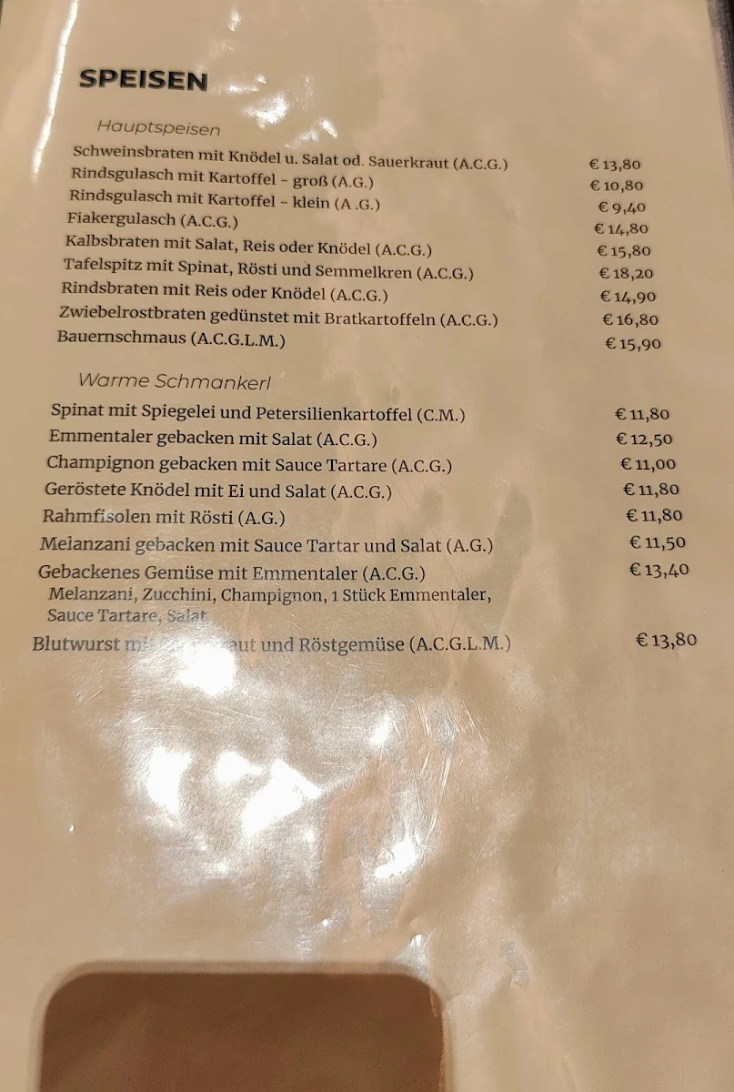 Speisekarte photo 5