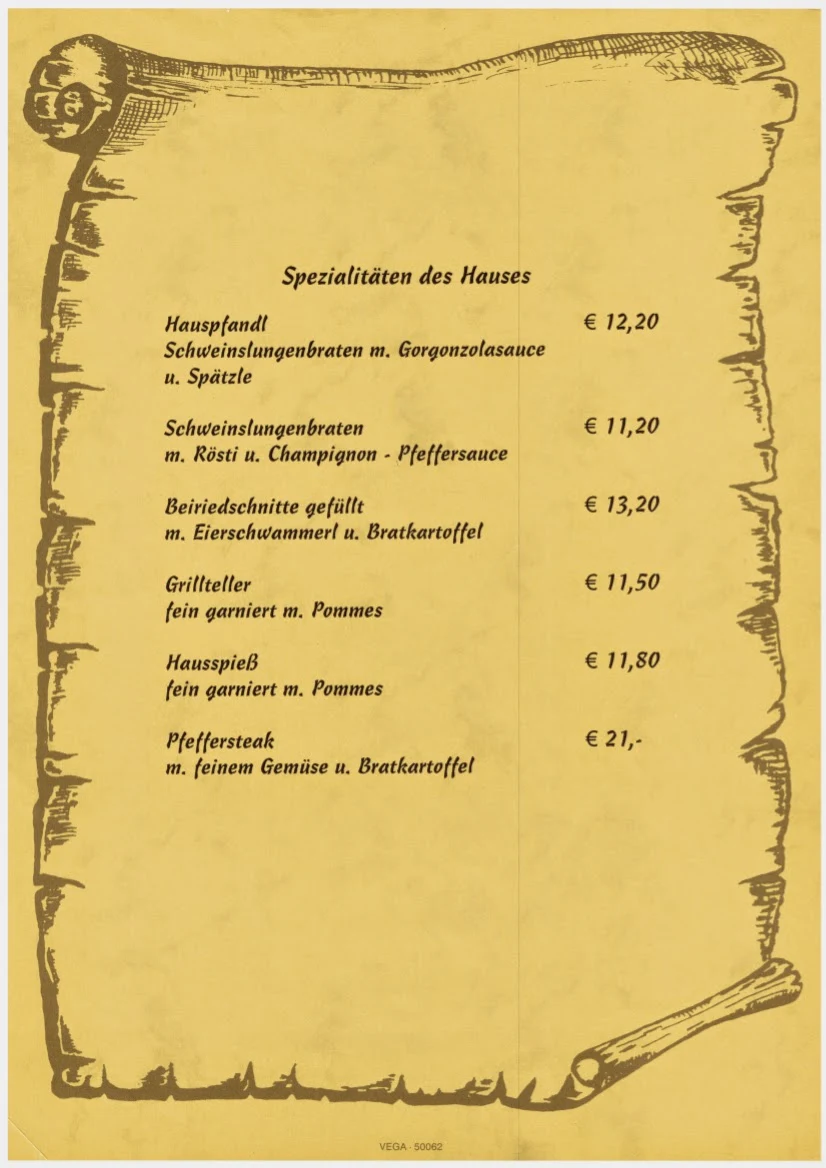 Speisekarte photo 9