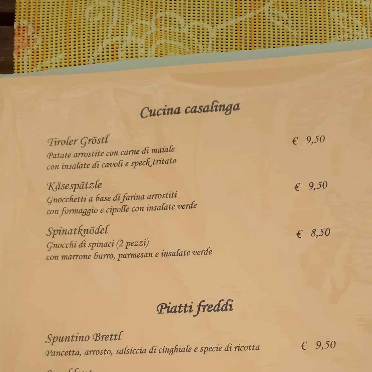 Speisekarte photo 9