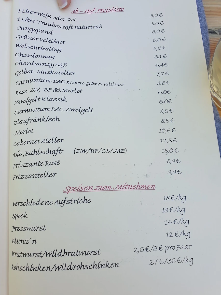 Speisekarte photo 2