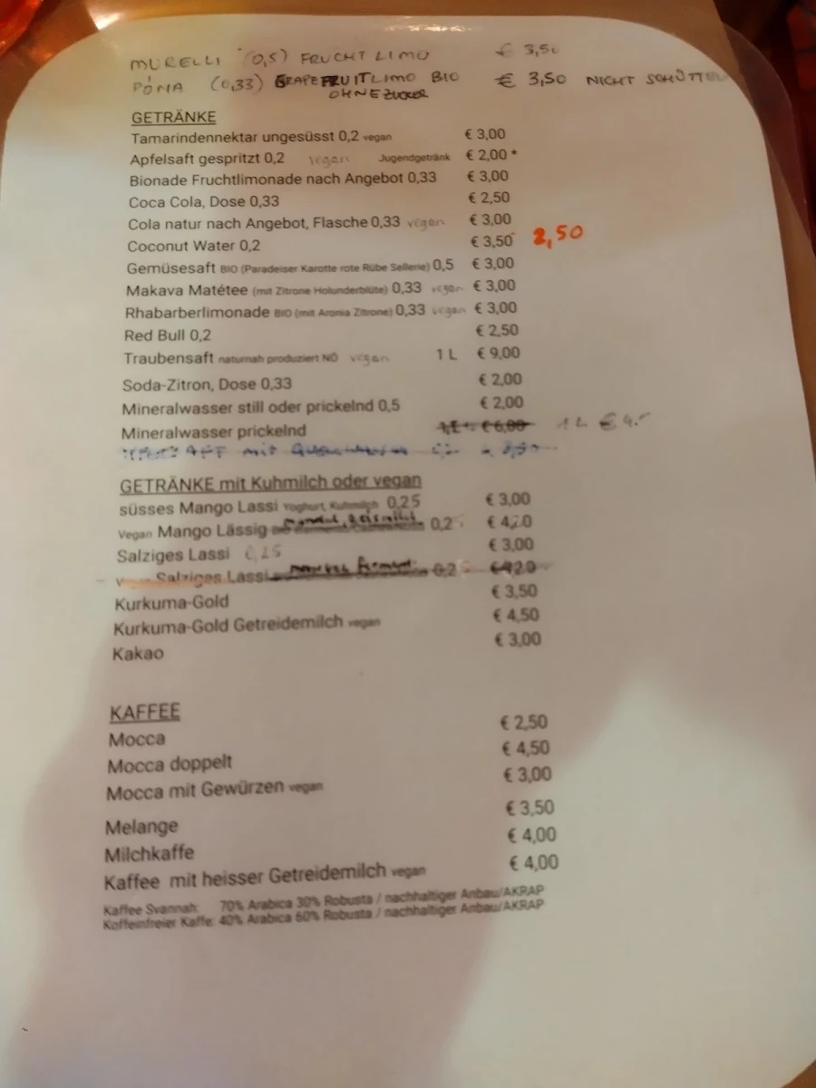 Speisekarte photo 1