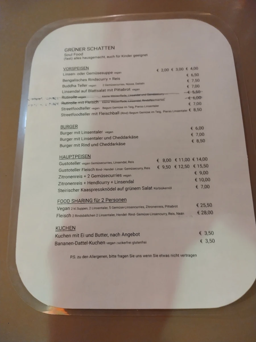 Speisekarte photo 2