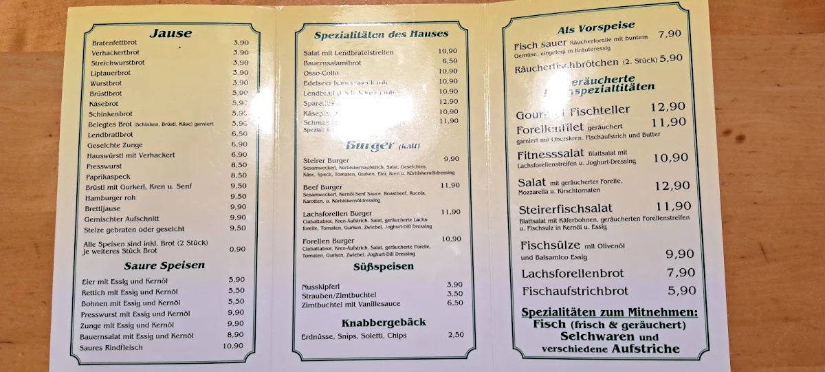 Speisekarte photo 2