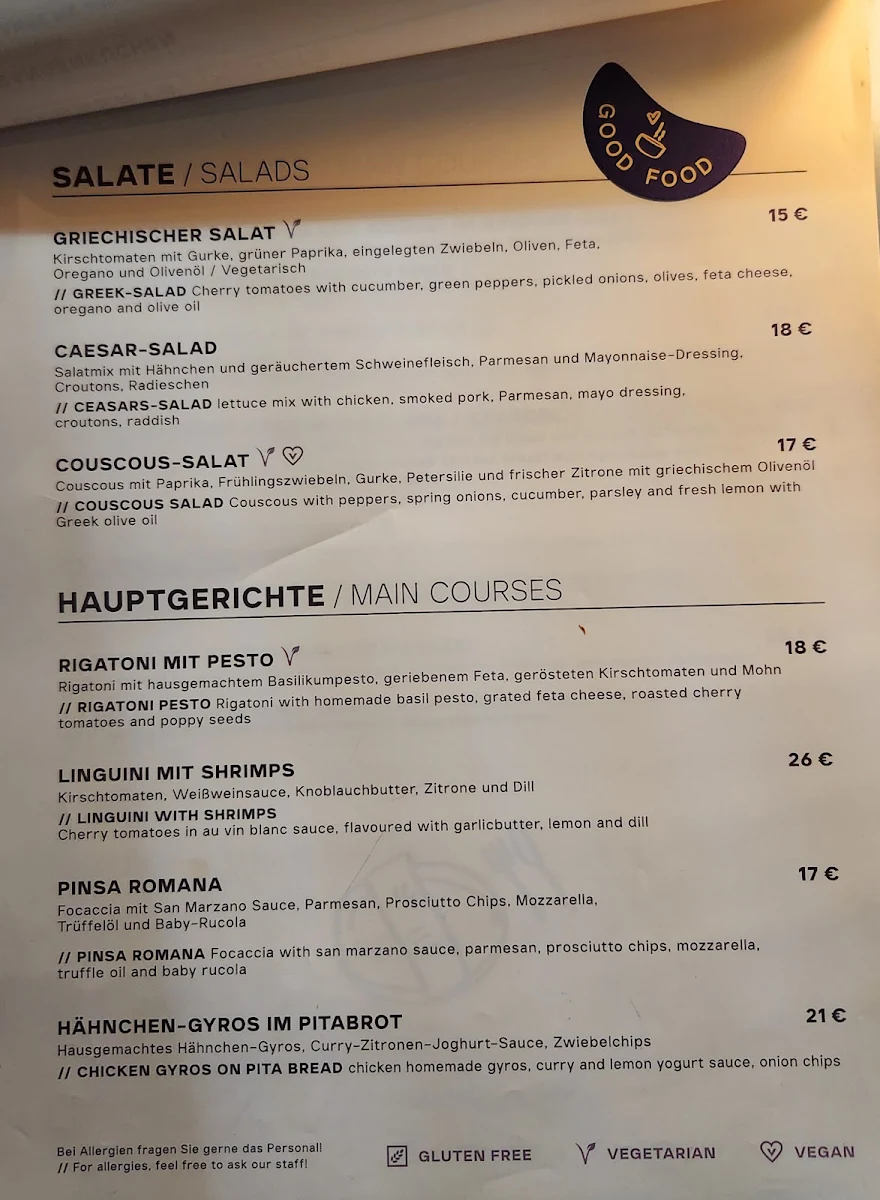 Speisekarte photo 1