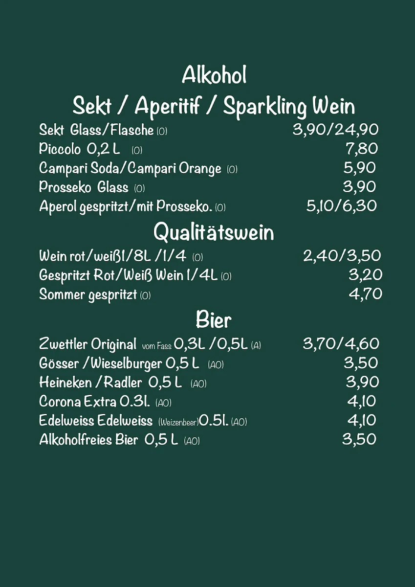 Speisekarte photo 4