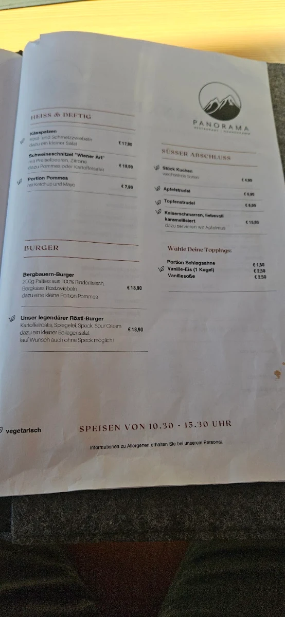 Speisekarte photo 1