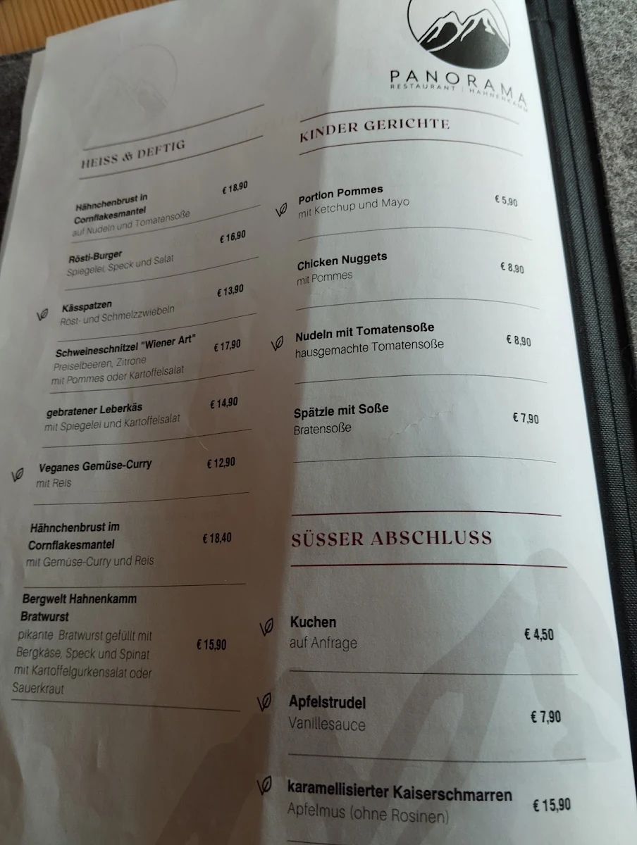 Speisekarte photo 5