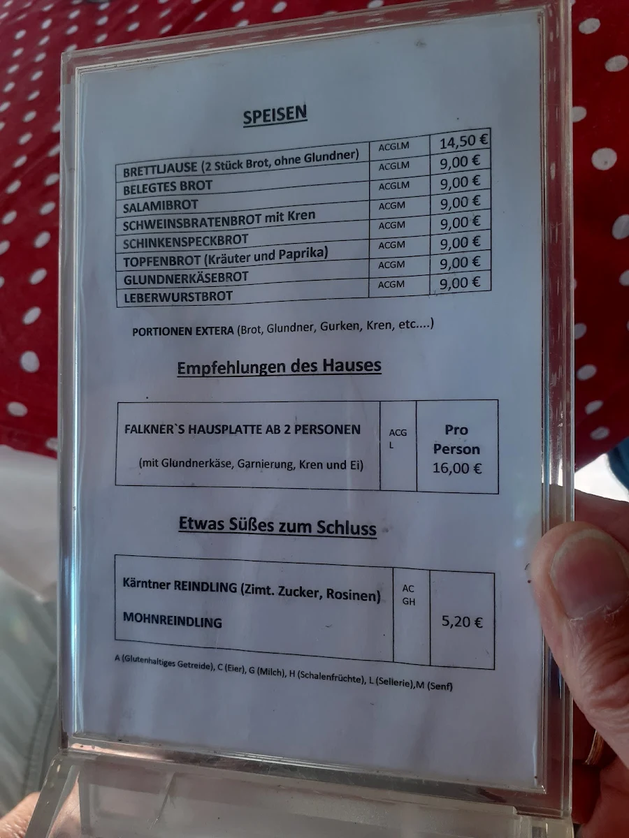 Speisekarte photo 1
