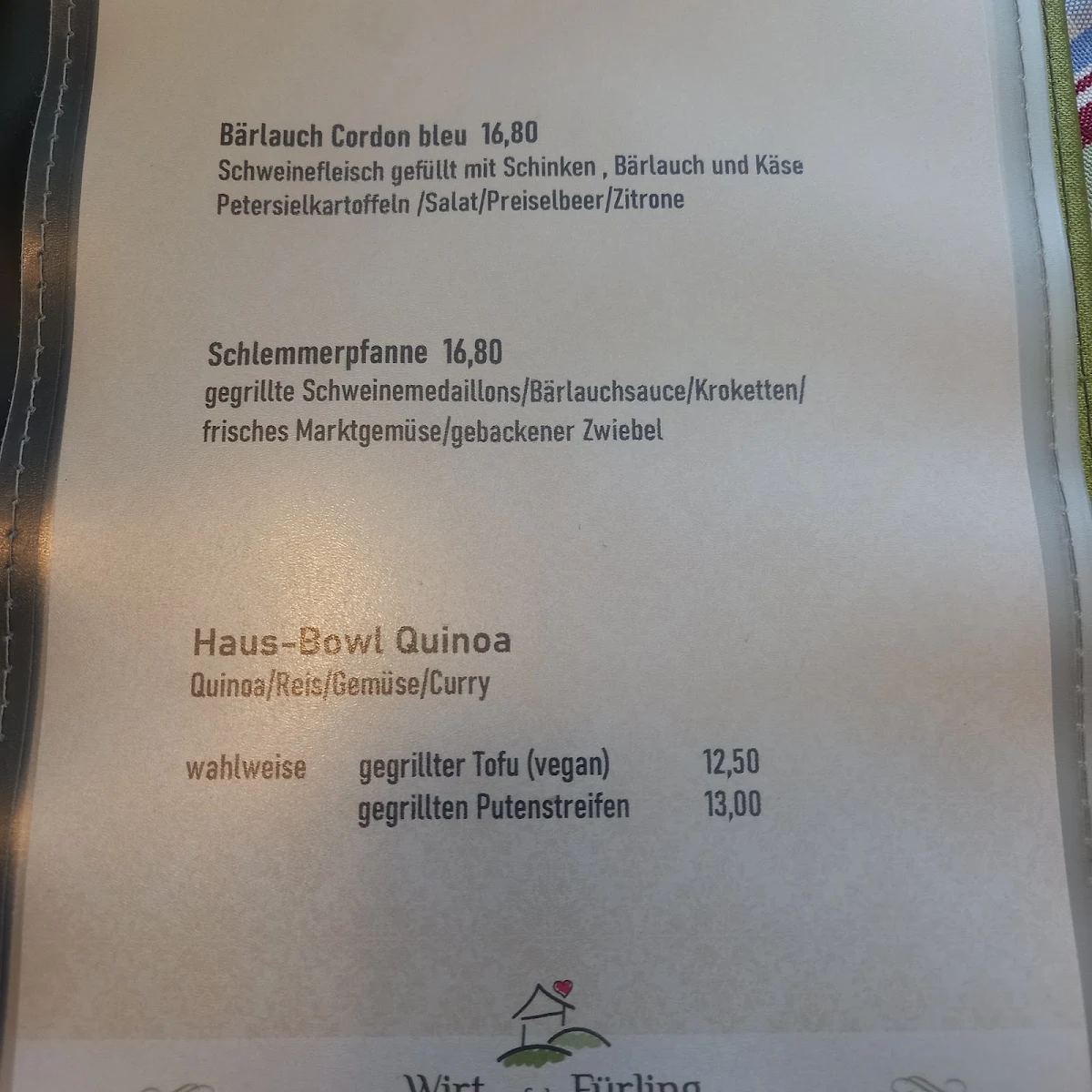 Speisekarte photo 3