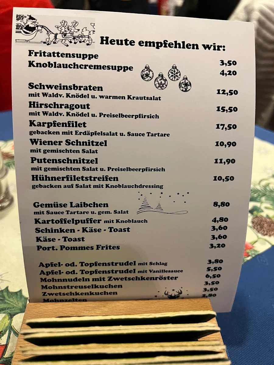 Speisekarte photo 1