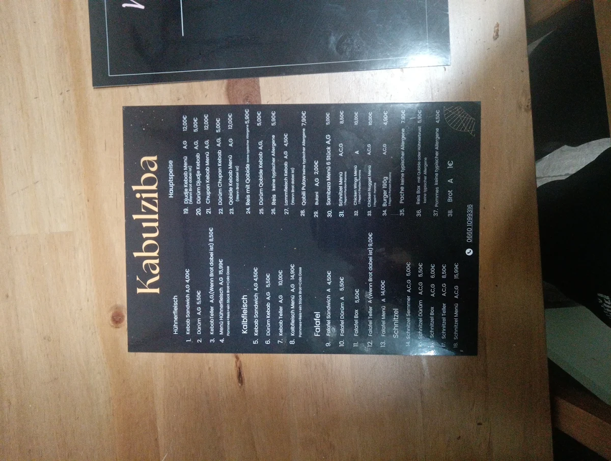 Speisekarte photo 4