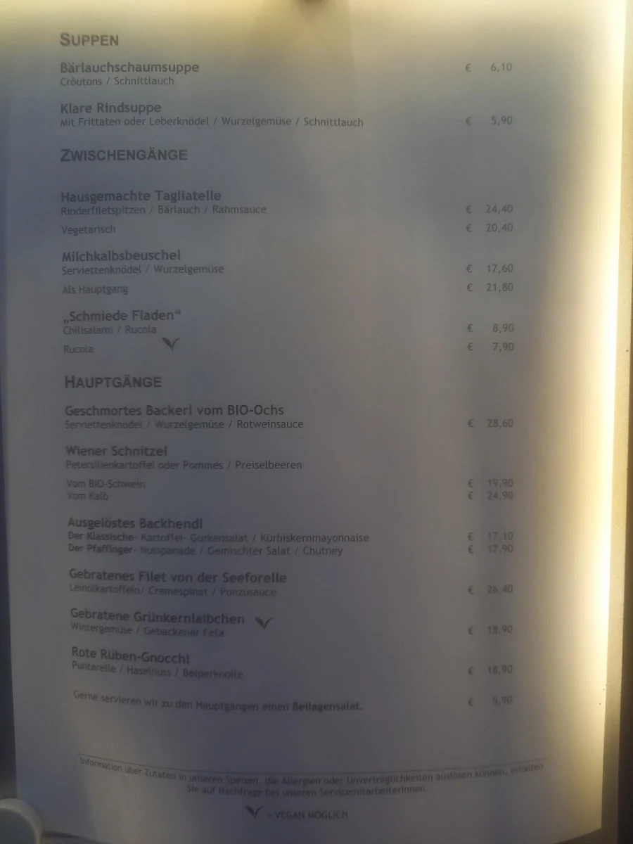 Speisekarte photo 4