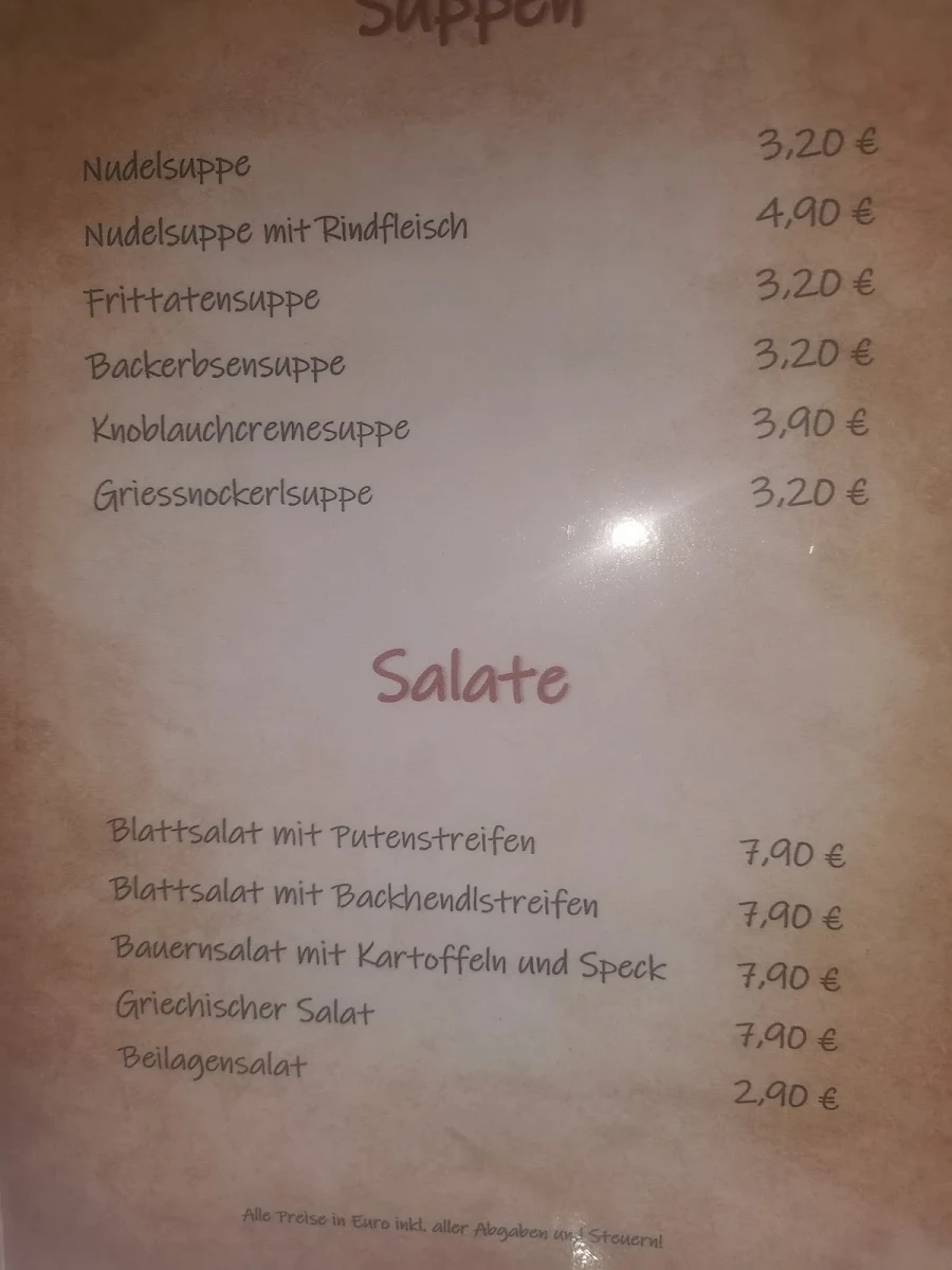 Speisekarte photo 2