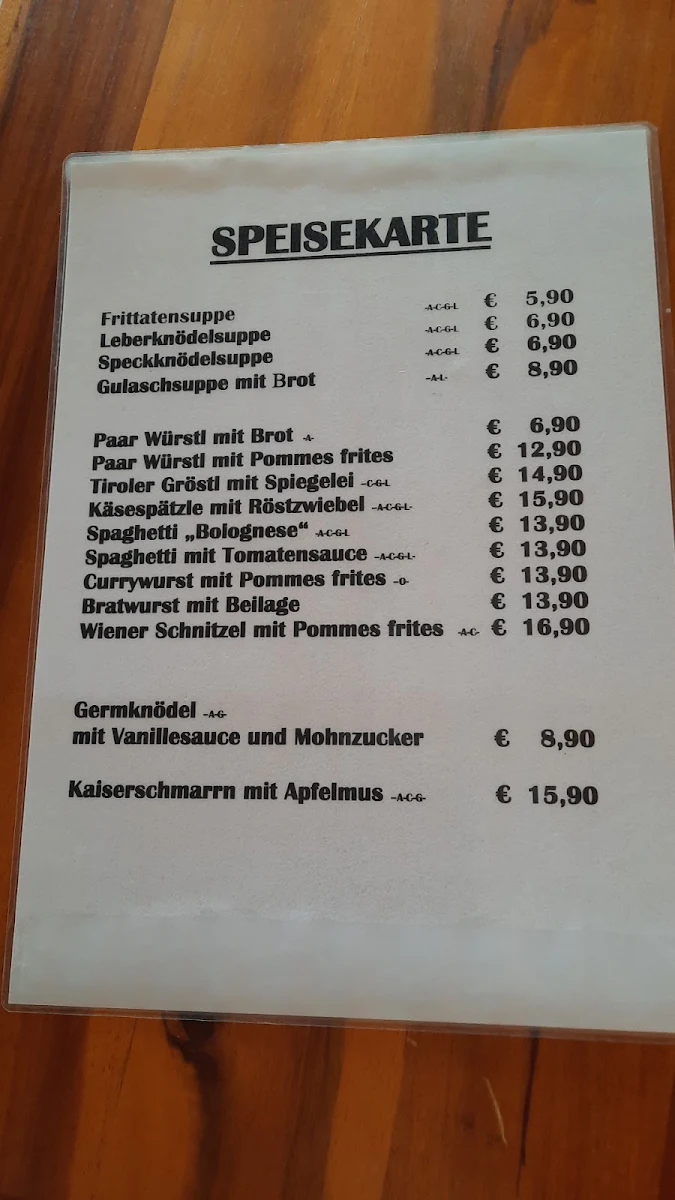 Speisekarte photo 6