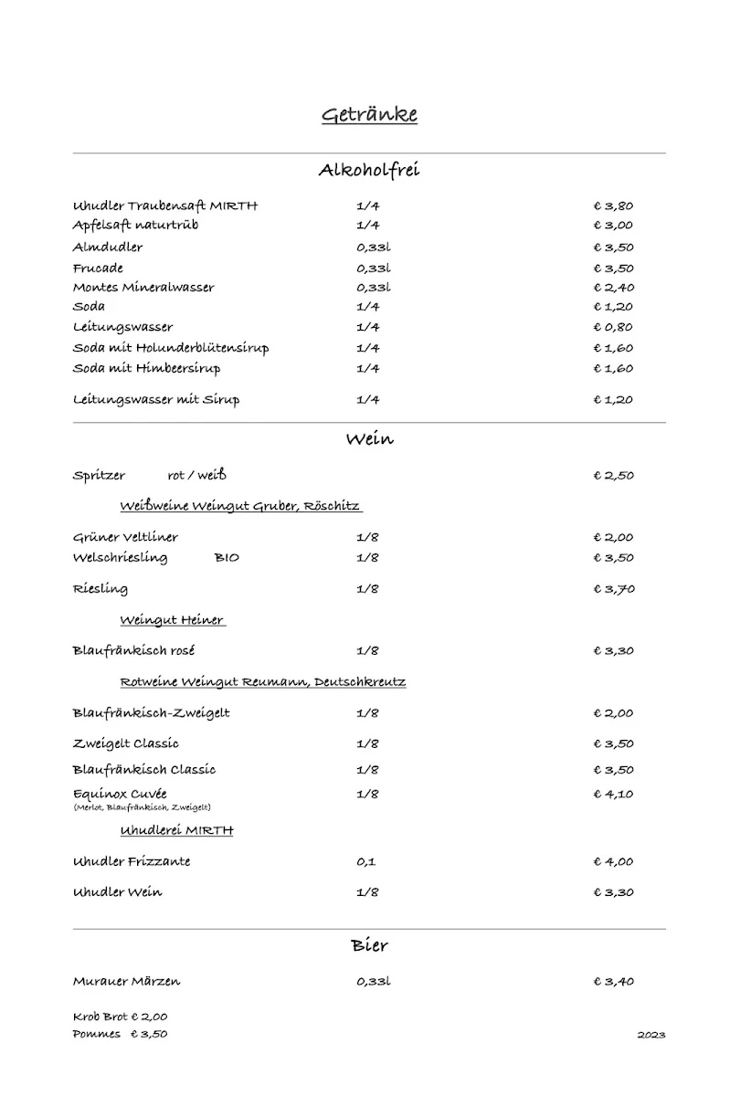 Speisekarte photo 1