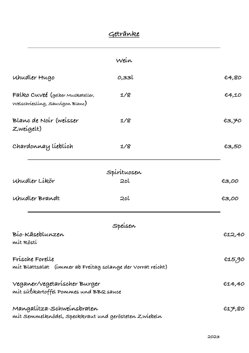 Speisekarte photo 3