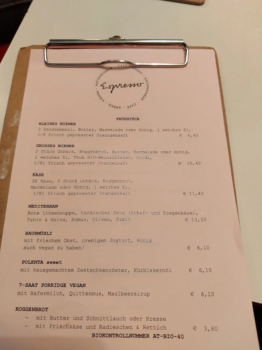 Speisekarte photo 4
