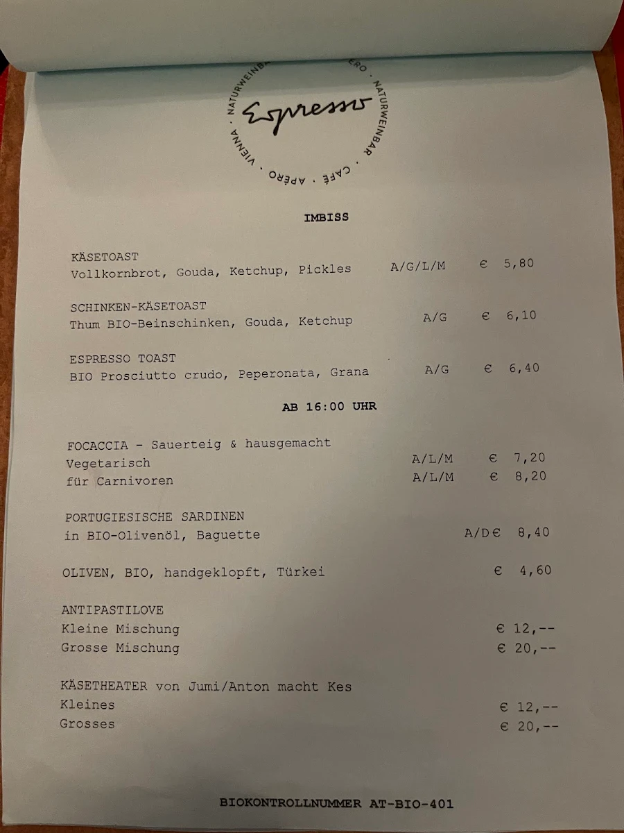 Speisekarte photo 5