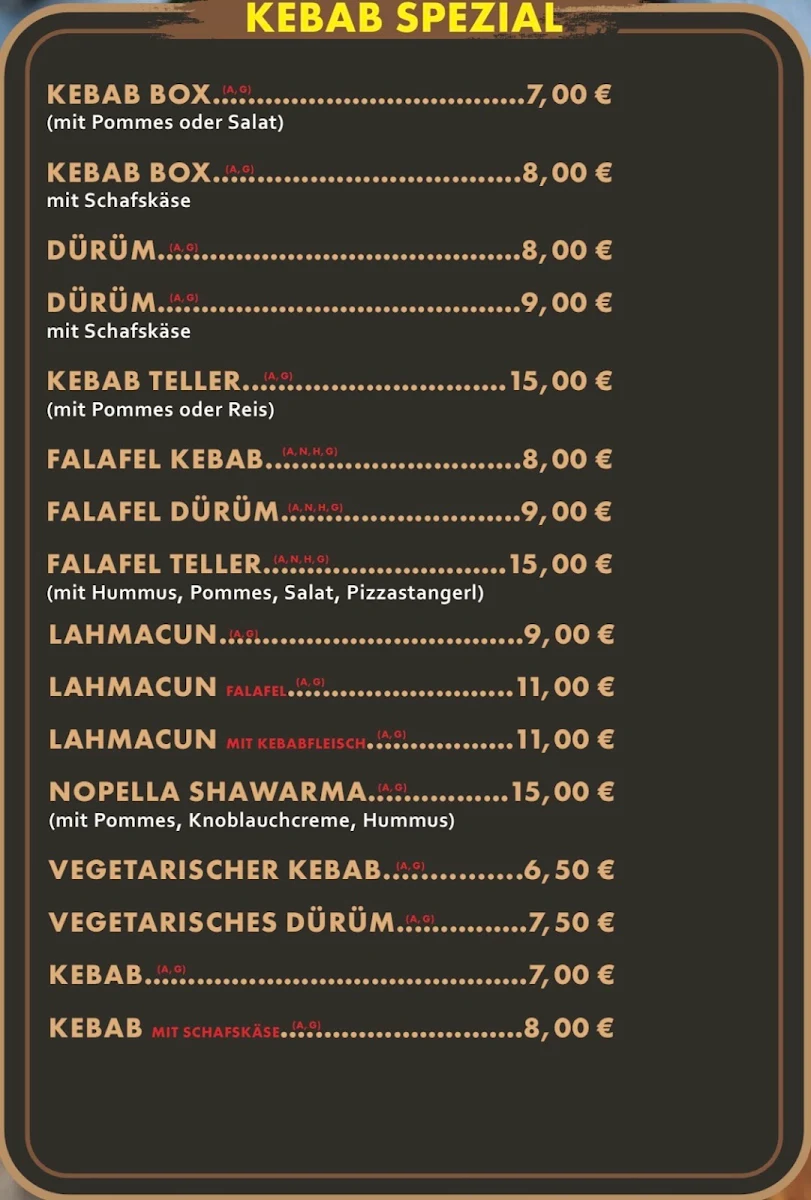 Speisekarte photo 3