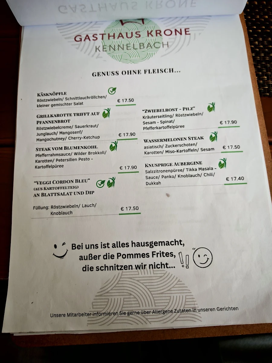 Speisekarte photo 4