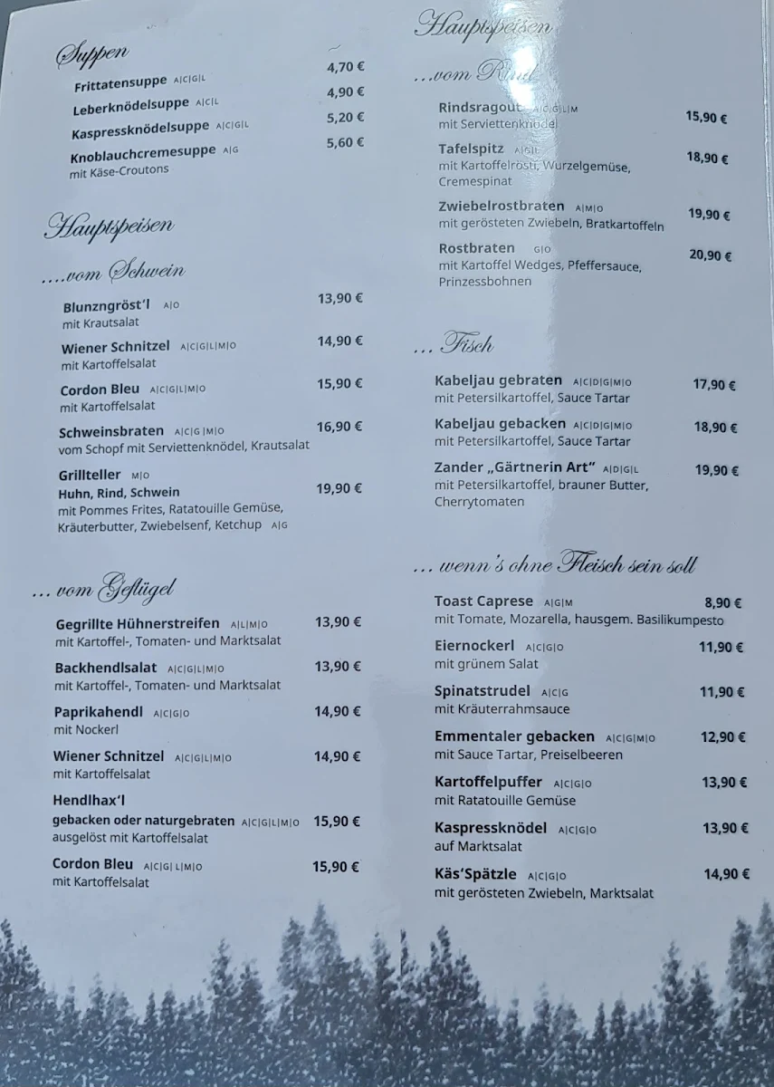 Speisekarte photo 1