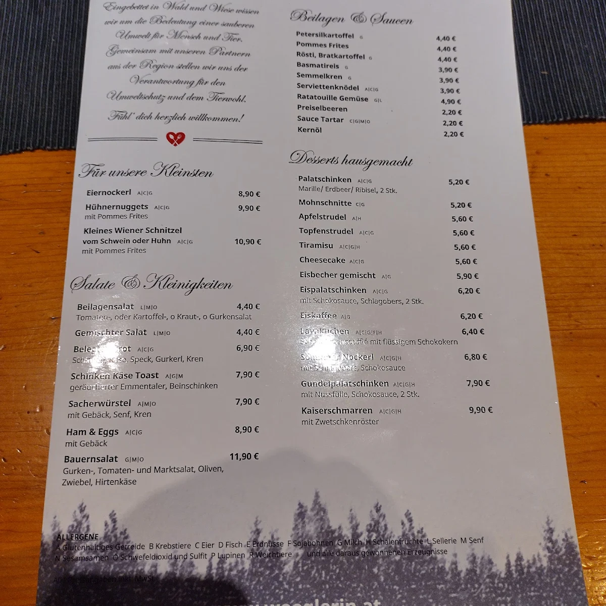 Speisekarte photo 5