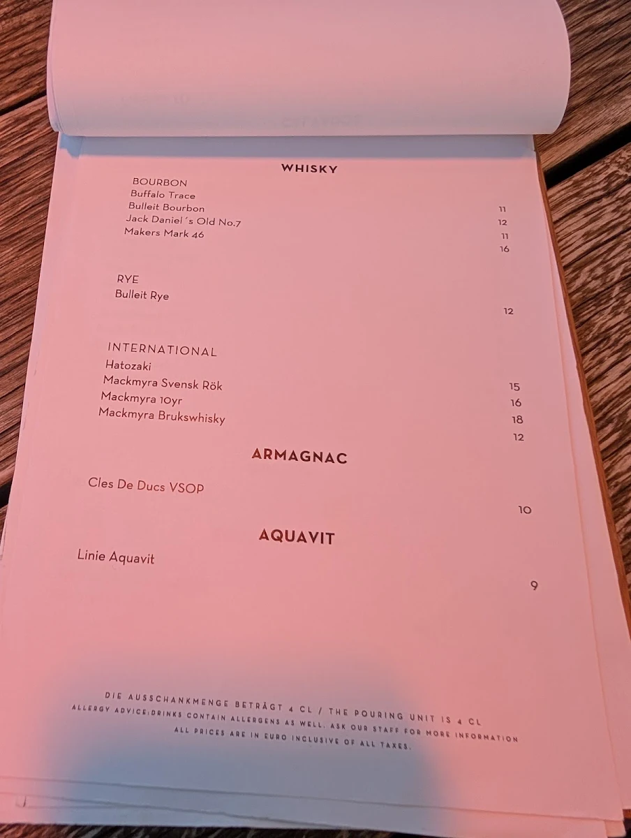 Speisekarte photo 5