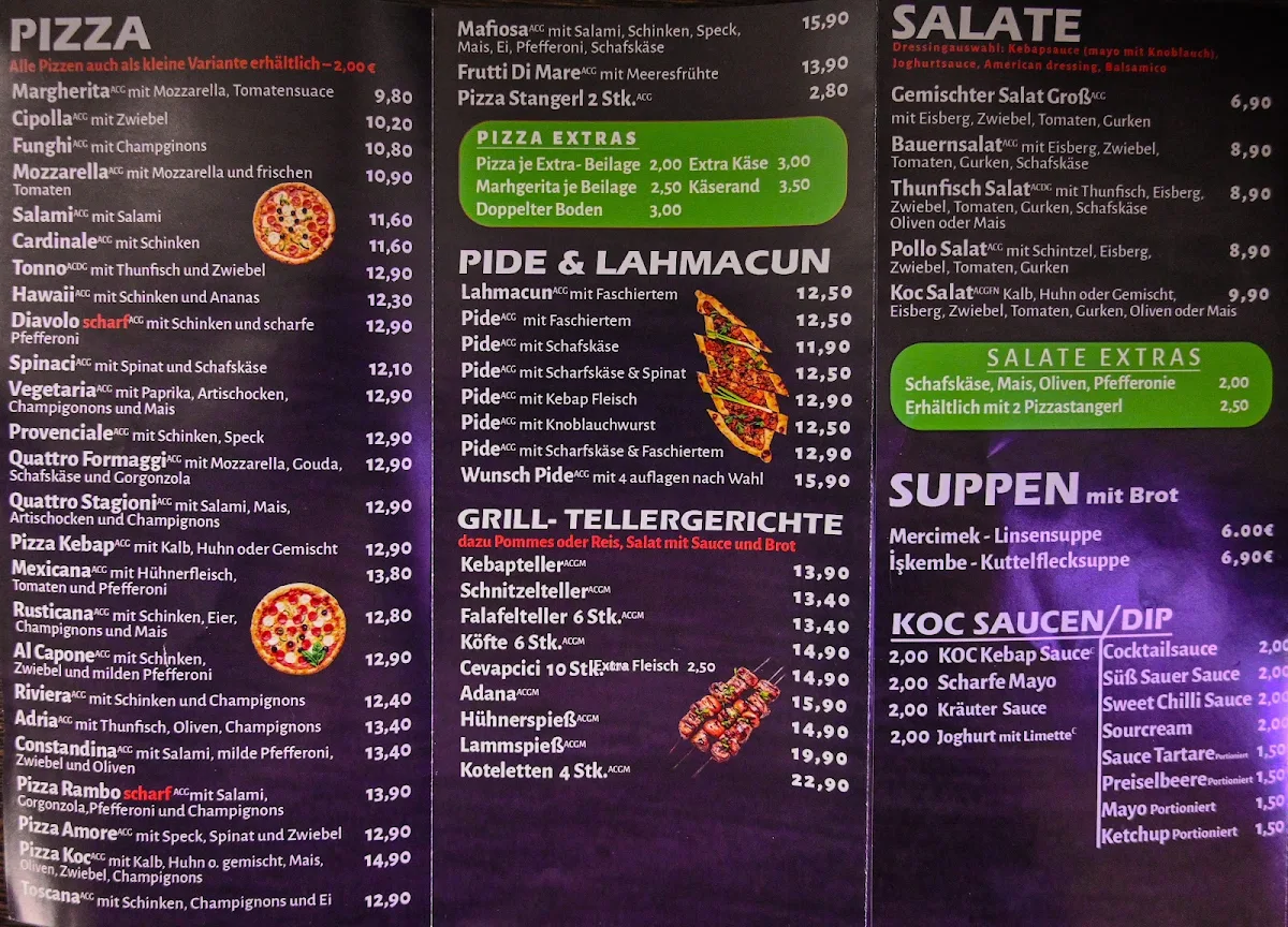 Speisekarte photo 2